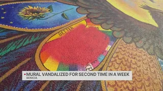 Benicia mural vandalized for second time in a week