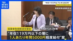 Government Proposes 5,000 Yen Annual Benefit for Those Earning Under 1.19 Million Yen: "Income-Ba...
