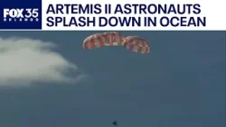 Астронавты миссии «Артемида-2» приводнились в Тихом океане.