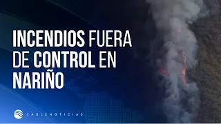 Alert in Nariño: Wildfires Devour Over 2,000 Hectares in Cumbitara