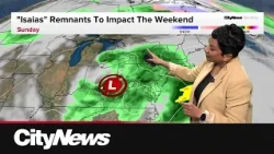Hurricane Isaias to blame for cloudy long weekend, rain potential