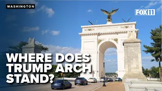 Trump's arch wins preliminary approval from federal planning commission