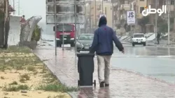 أمطار غزيرة على مختلف مدن شمال سيناء