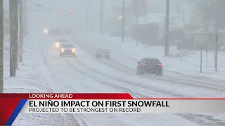 El Niño impact on first snowfall