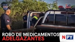 Otro robo a camión transportador de medicamentos para adelgazar