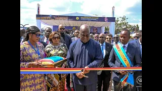 LUBUMBASHI: PRESIDENT FÉLIX TSHISEKEDI INAUGURATES THE NEW HAUT-KATANGA COURTHOUSE