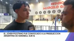 Lionel, el joven pocitano que está a un paso de la Selección Argentina de Handball Sub 16