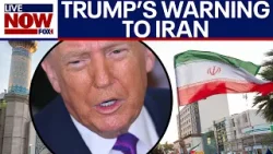 Trump warns Iran over nuclear program, could be ‘unfortunate for them’