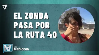 ROUTE 40 ALERT | Zonda winds are blowing hard, affecting visibility