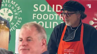 Une “File des Assiettes vides” géante à Bruxelles pour dénoncer la précarité alimentaire