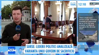 Surse: Liderii politici iau în calcul un Guvern de sacrificiu. Când au loc consultările la Cotroceni