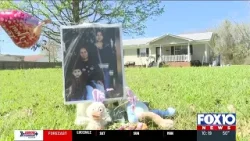 Мемориал установлен возле дома семьи Теодора.