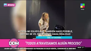 ♥ TINI TOCÓ EN MONTERREY Y VOLVIÓ A HABLAR DE SALUD MENTAL: "No se sientan solos"