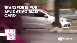 Transporte por aplicativo mais caro