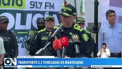 Capturan en Betulia a hombre vinculado al transporte de más de cinco toneladas de marihuana