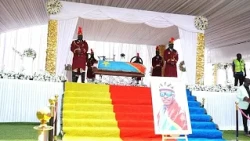 DRC: Kinshasa pays tribute to cyclist Miguel Massaï