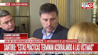 Leandro Santoro: "Debt-related harassment must be banned"