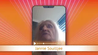 TV Oranje app video message - Jannie Souilljee