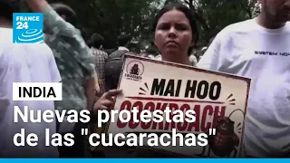 India: movimiento de las "cucarachas" exige dimisión de la Comisión Electoral • FRANCE 24