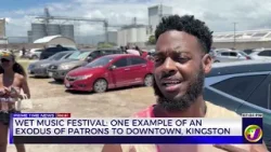 Wet Music Festival: One Example of an Exodus of Patrons to Downtown, Kingston | TVJ News