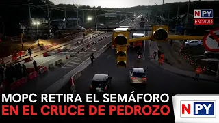 MOPC removes the traffic light at the Pedrozo intersection