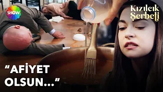Ünalları zehirleyen akşam yemeği... | Kızılcık Şerbeti #10