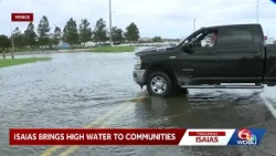 Plaquemines Parish drivers turning around to avoid flooded roads from Isaias