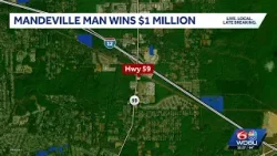 Mandeville man wins $1 million in lottery