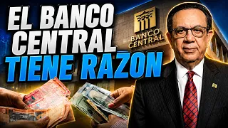 THE CENTRAL BANK IS RIGHT