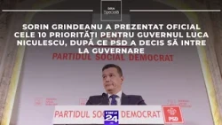Sorin Grindeanu a prezentat oficial cele 10 priorități pentru Guvernul Luca Niculescu