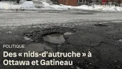 Hausse vertigineuse des signalements de nids-de-poule à Ottawa et Gatineau