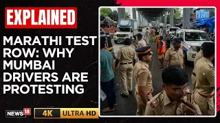 Mumbai Marathi Row:16 Training Centres To Reopen After Drivers’ Protests Over Language Rule | N18V