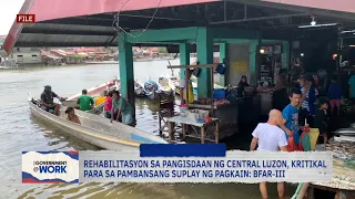 Rehabilitasyon sa pangisdaan ng Central Luzon, kritikal sa pambansang suplay ng pagkain: BFAR-III