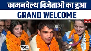 COMMONWEALTH GAMES 2026: कॉमनवेल्थ गेम्स विजेताओं का हुआ GRAND WELCOME | COMMONWEALTH GAMES|