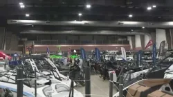 Выставка-продажа лодок № 716 на выставочном комплексе Гамбурга.