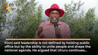 Uhuru would be kingpin if such an office existed – Kioni