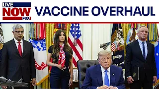 Trump signs order on childhood vaccines, COVID recommendations
