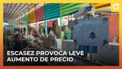 Fuertes vientos provocan escasez de mariscos en mercado capitalino