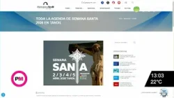 Semana Santa ofrecerá una variada agenda de actividades