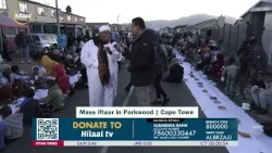 Mass iftaar in Parkwood, Capetown