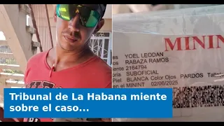 VIDEO: Havana court lies about the Anna Bensi case: police officer's address is missing from