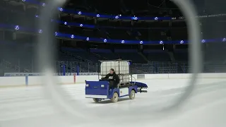 Ice installation begins at Benchmark International Arena