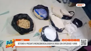 Lima: Suspected drug dealer arrested with explosives and a weapon