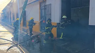 Fire consumes homes and businesses, leaving major losses in León