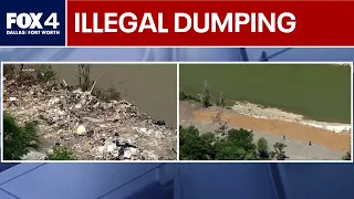 Dallas cleans Trinity River illegal dump site