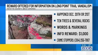 Reward offered for information on Long Point Trail vandalism
