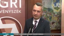Stabil a működés az Egri Törvényszéken - 2026.03.24. Stabil a működés az Egri Törvényszéken - 2026.03.24.