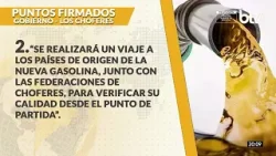 ¿Cuáles son los acuerdos entre el Gobierno y transportistas para garantizar calidad del combustible?