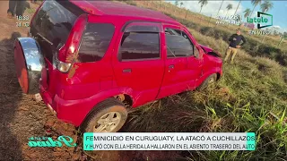 🔹 Femicide in Curuguaty: injured woman found in the backseat of a car