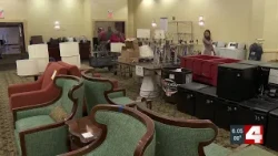 The closed Pear Tree in a historic building liquidating its inventory